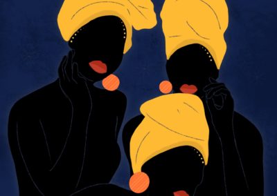 trois femmes dans la nuit